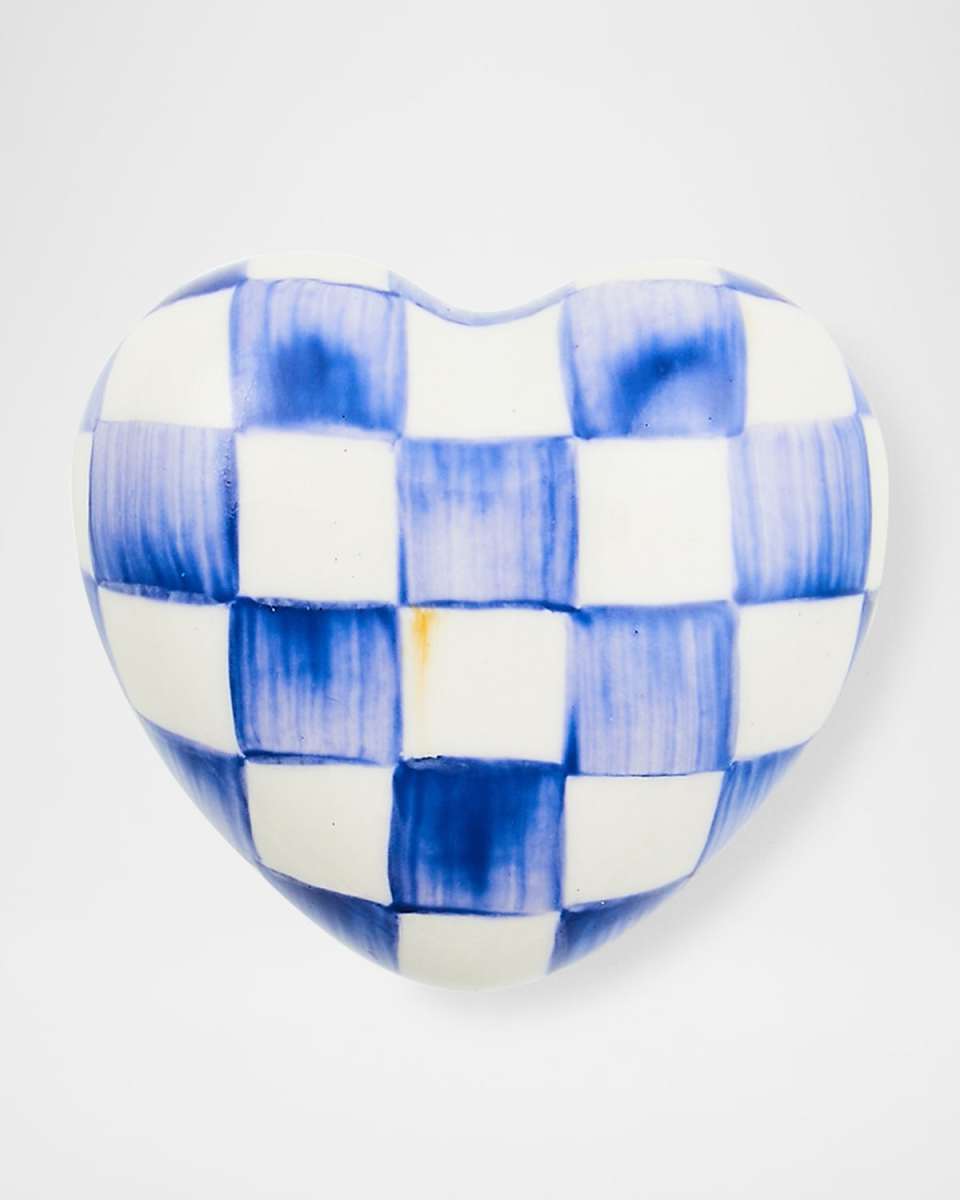 Royal Check Heart Knob